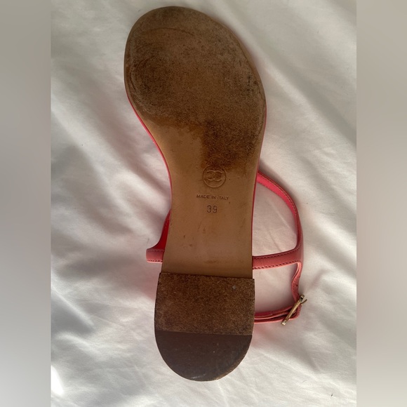 Pink ankle strap Chanel sandals - Picture 12 of 16